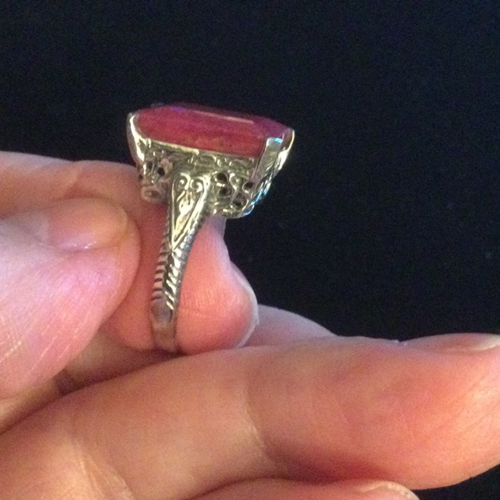 Spectacular Genuine Ruby Ring - image 7